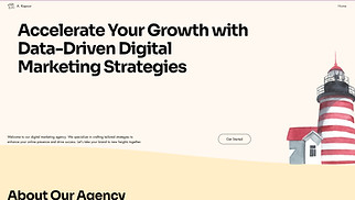 Marketing & Advertising website templates - Digital Marketing Agency (Illustrative)