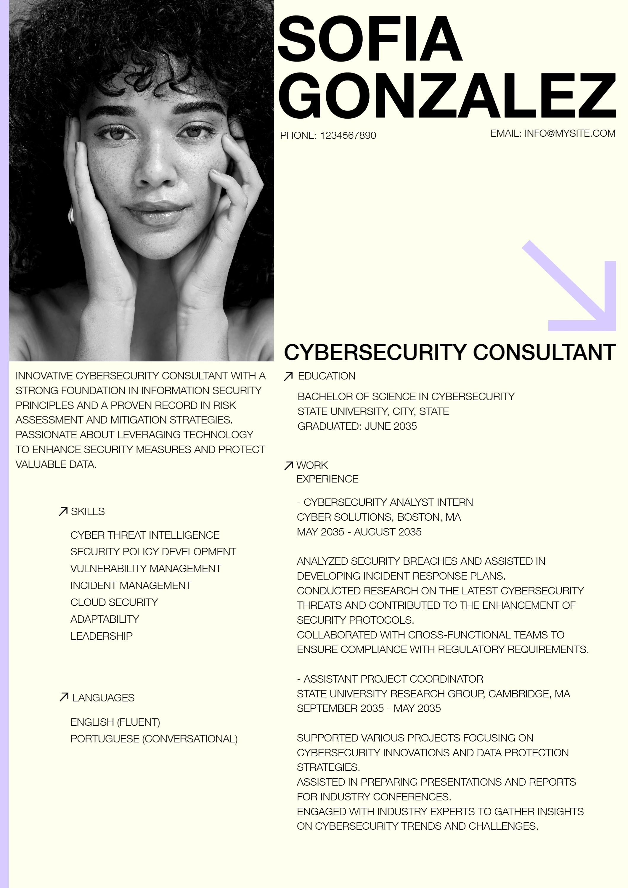 Bold Pastel College  Resume