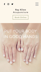 Mẫu trang web Sức khỏe – Chuyên gia trị liệu thay thế