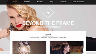 Fashion website templates - Fashion Photo Studio