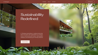 Architecture website templates - Housing Architect (Warm)