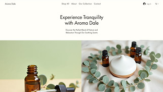  website templates - Online Aromatherapy Supply Store (Soft)