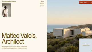 Шаблони у категорії «Портфоліо» — «Architect Portfolio (Simple)»