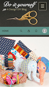 Mẫu trang web nghệ thuật – Blog DIY