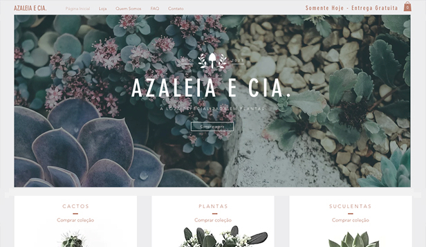 Ver todos os templates website templates – Boutique de Plantas