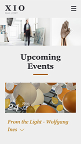 Mẫu trang web địa điểm – Phòng trưng bày nghệ thuật