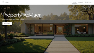 Real Estate website templates - Real Estate Consultant (Sleek)