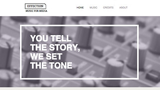 संगीत उद्योग website templates - संगीत स्टूडियो