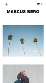 Fotografie website templates – Kunstfotograf