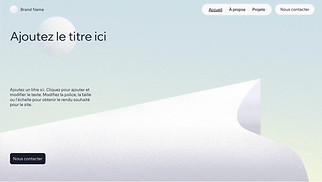 Templates de sites web Tout - Mise en page de présentation classique