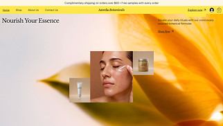 Gesundheit & Wellness Website-Vorlagen - Wellness Store (Natural)