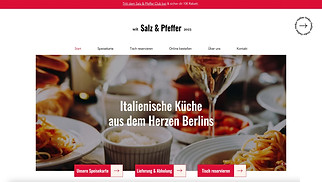 Restaurants & Essen Website-Vorlagen - Italienisches Restaurant