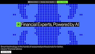 All website templates - Financial Consultants (Dark)