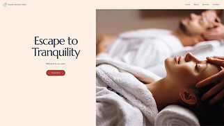 Hotels & B&Bs website templates - Spa Hotel (Soft)