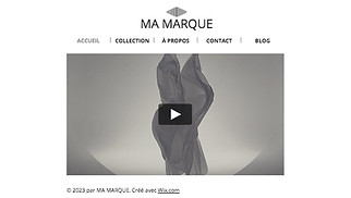 Templates de sites web Portfolios - Styliste Haute Couture