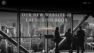 商業網站範本- 即將推出登陸頁面