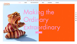 Шаблон для сайта в категории «Все» — Пекарня