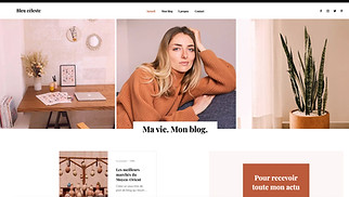 Templates de sites web Mode et Beauté - Blog personnel 