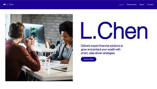  website templates - Financial Services (Sleek)