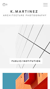 Mẫu trang web Thương mại và Biên tập – Nhiếp ảnh gia kiến trúc