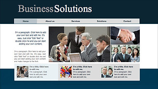 Templates de sites web Entreprises de services - Société de business consulting