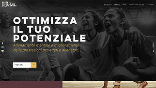Template Consulenza e coaching per siti web - Psicologo sportivo