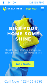 Mẫu trang web Dịch vụ và Bảo trì – Công ty vệ sinh