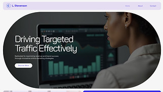 Marketing & Advertising website templates - Affiliate Marketing Portfolio (Dynamic)