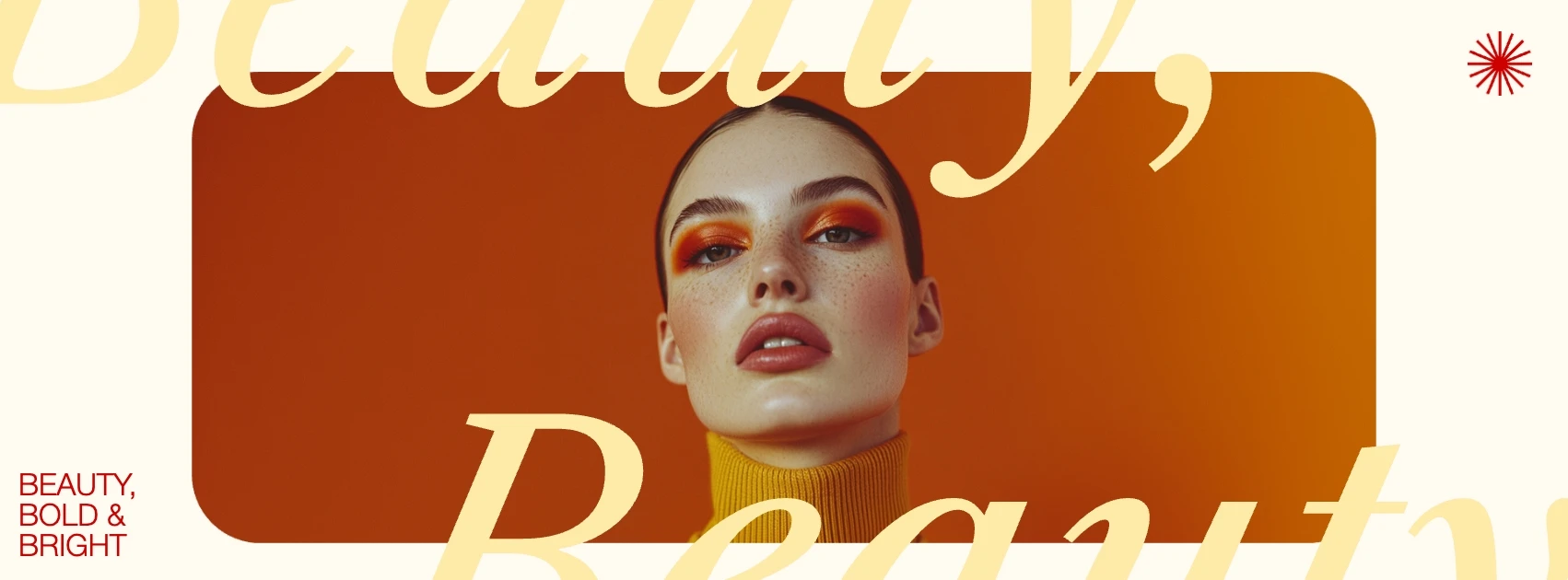 Modern Bold Edgy  Beauty Facebook Cover
