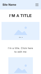 Mẫu trang web Mẫu trống – Centered Layout