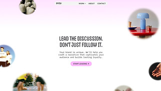 All website templates - Social Media Agency (Vibrant)