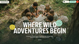 Hemsidemallar för Allt - Summer Camp (Natural)