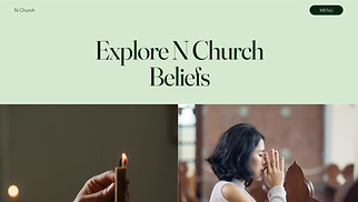 Religion website templates - Church (Energetic)