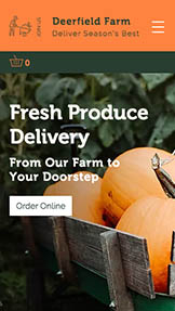 Mẫu trang web Làm nông và Làm vườn – Trang trại