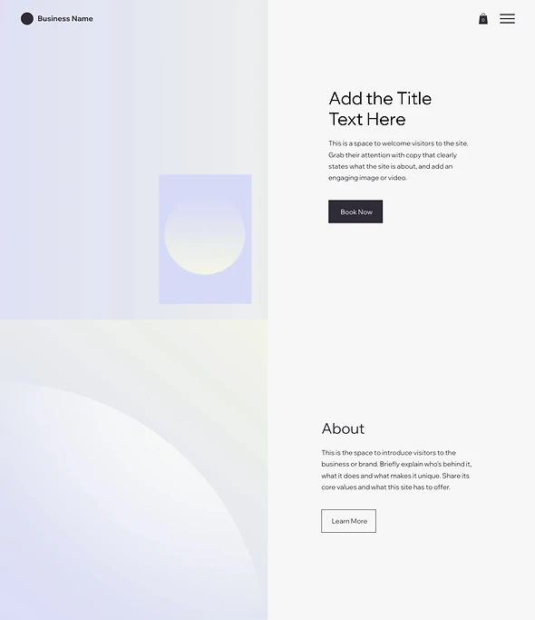 Services Wireframe