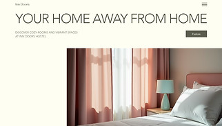 Travel & Tourism website templates - Hostel (Clean)