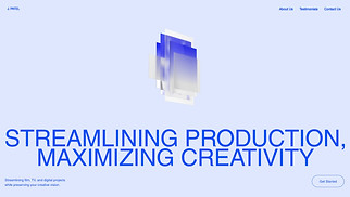 Events website templates - Production Consulting Firm (Innovative)