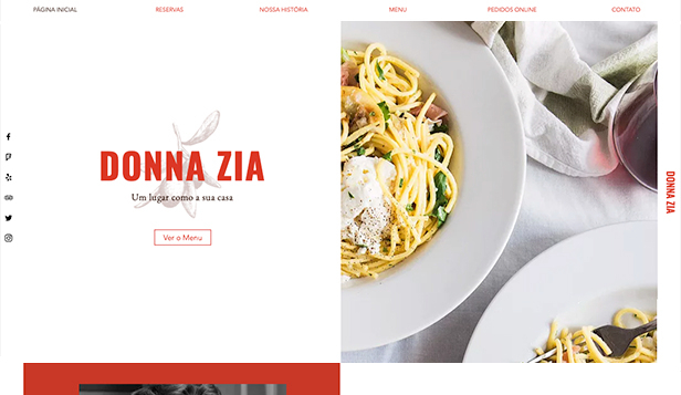 Restaurantes e Comida website templates – Culinária Italiana