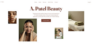 Makeup & Cosmetics website templates - Beautician (Serene)