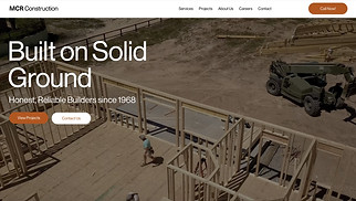  website templates - Construction Company (Professional)