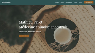 Templates de sites web Santé et bien-être - Médecine alternative