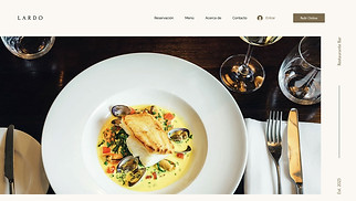 Restaurantes y Comida plantillas web – Restaurante