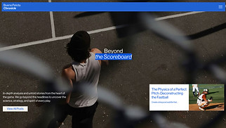 スポーツブログ サイトテンプレート - Sports Blog (Dynamic)
