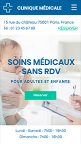 Templates de site web pour Santé et bien-être - Clinique Privée