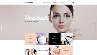 Template Tutte per siti web - Salone di bellezza