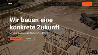 Unternehmen Website-Vorlagen - Baufirma