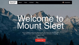 Travel & Tourism website templates - Adventure Tour Company (Natural)