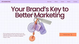 Business website templates - Marketing Agency (Uplifting)