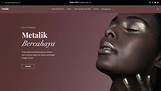 Template situs web eCommerce – Toko kecantikan