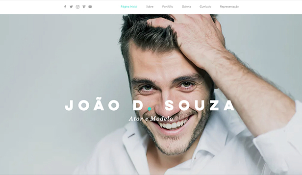 Templates de Currículo - Currículo de Ator e Modelo